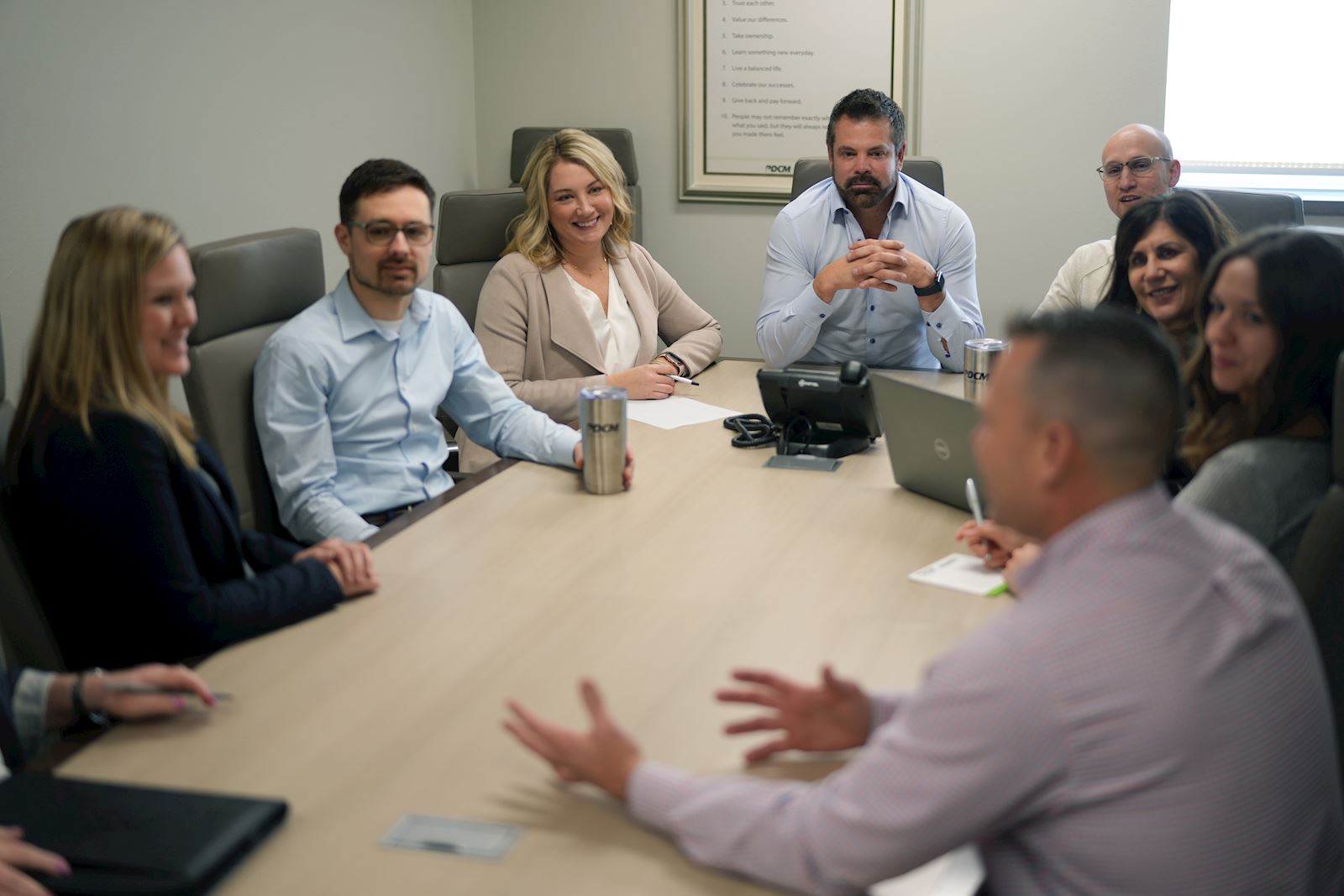 PDCM Team Meeting In Conference Room