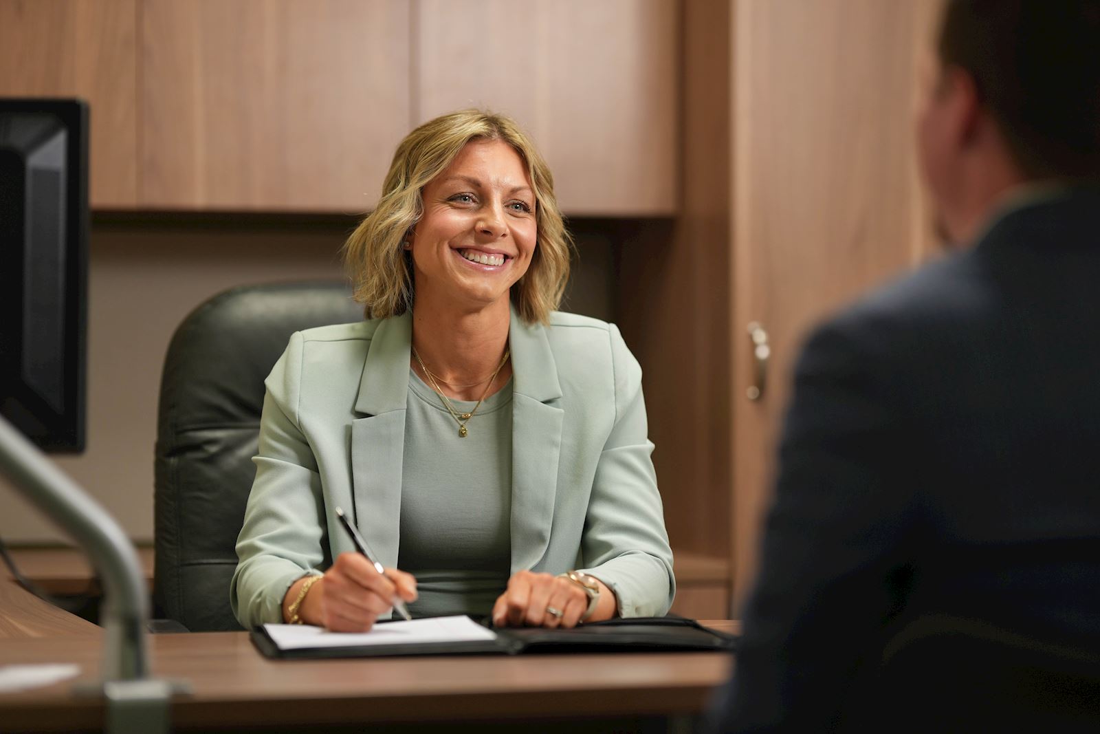 Man business meeting room